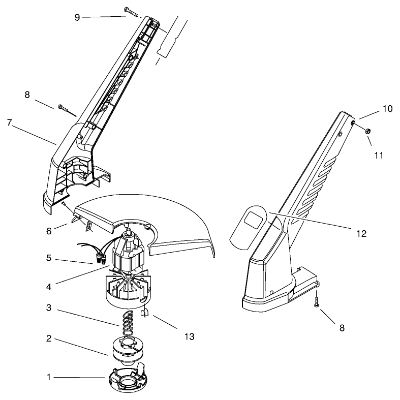 Motor and Housing Assembly