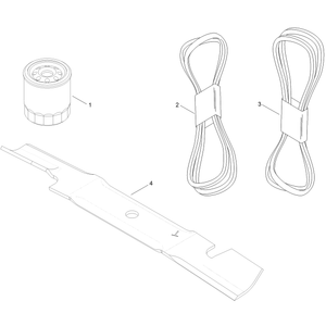 MVP Filter Belt and Blade Kit No 127-1628