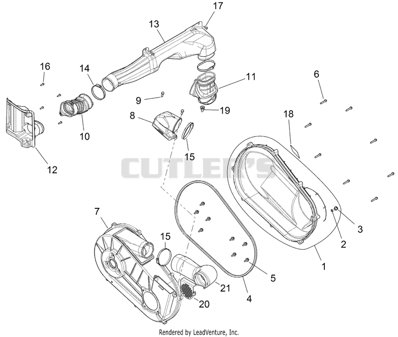 Clutch Cover And Ducting