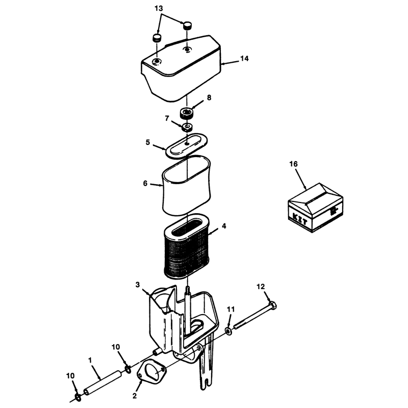 12hp Engine Air Cleaner Assembly