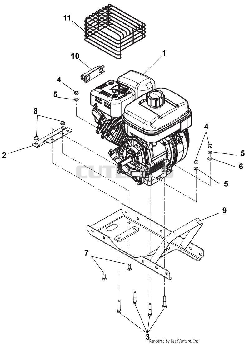 Frame And Engine
