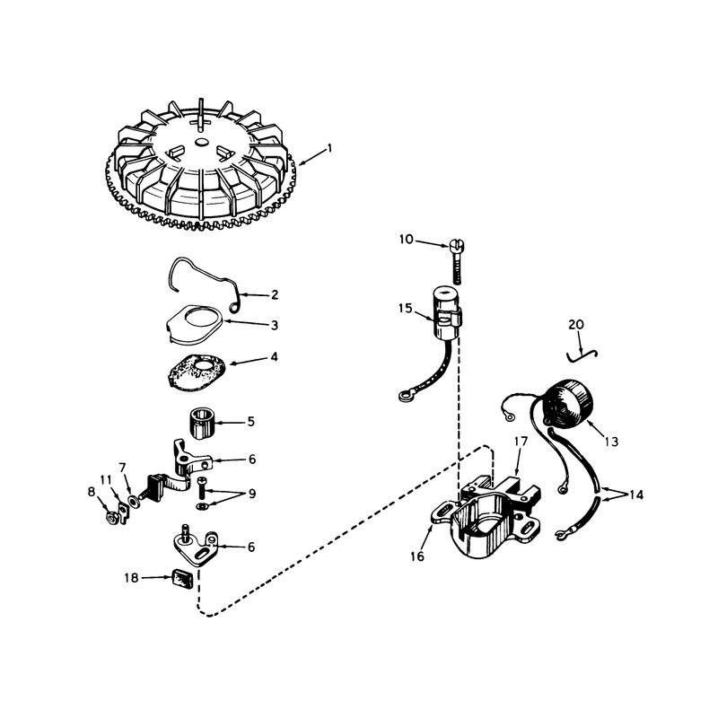 Magneto No 610900a Model No 20644 and 20657