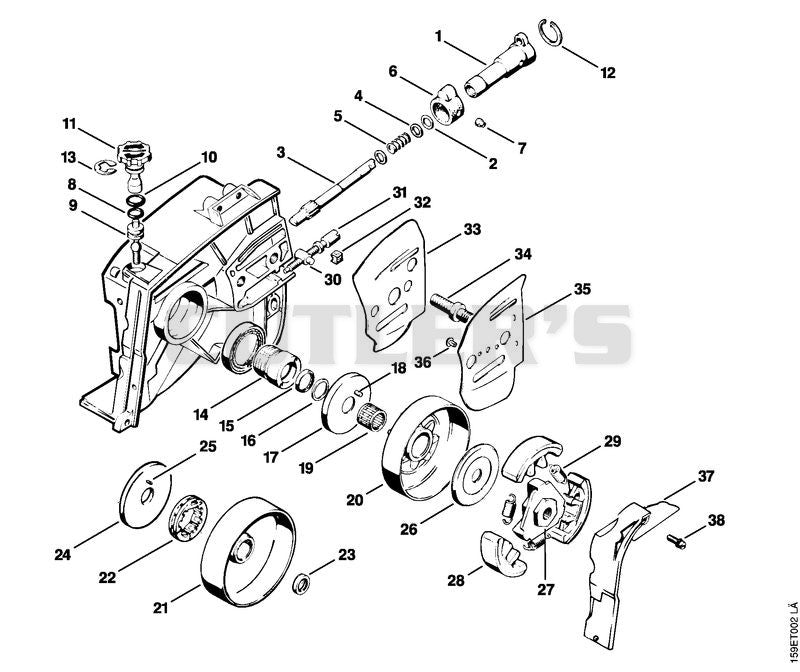 Oil pump, Clutch