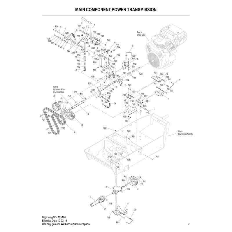 MAIN COMPONENT POWER TRANSMISSION