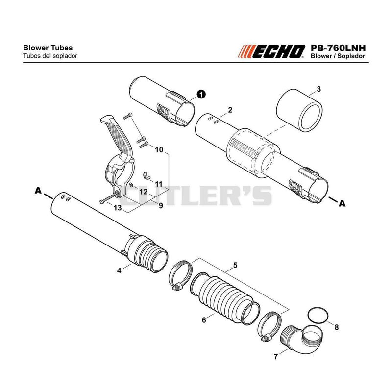Blower Tubes