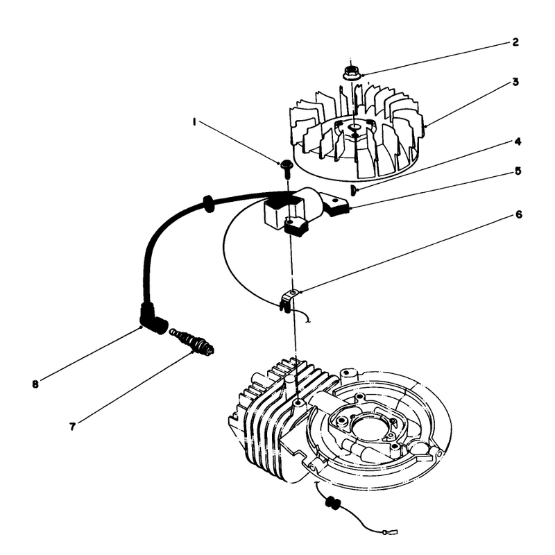 Flywheel and Magneto Assembly