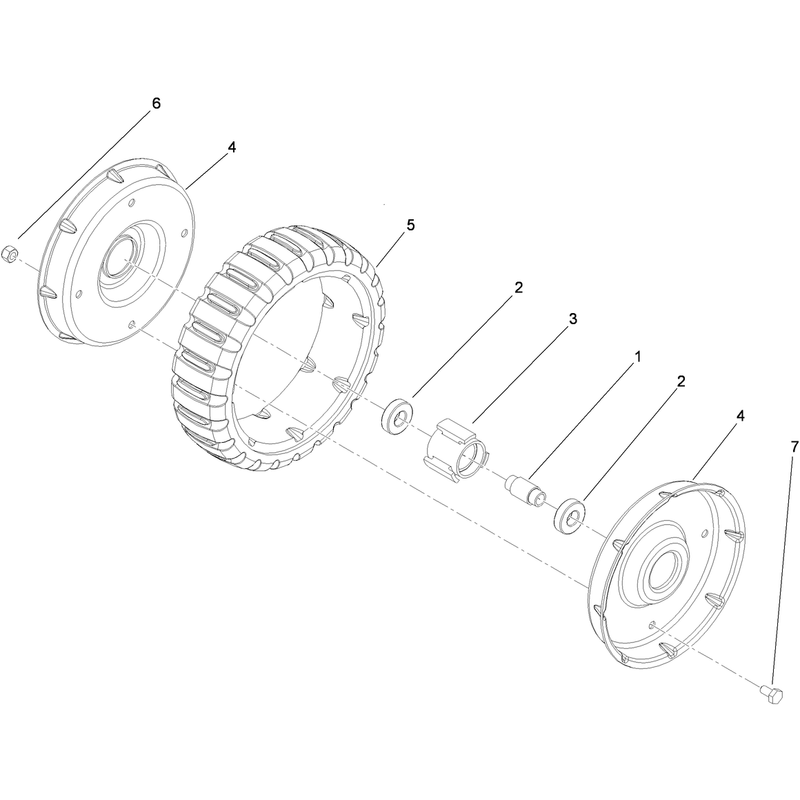 Wheel Assembly No 117-5252