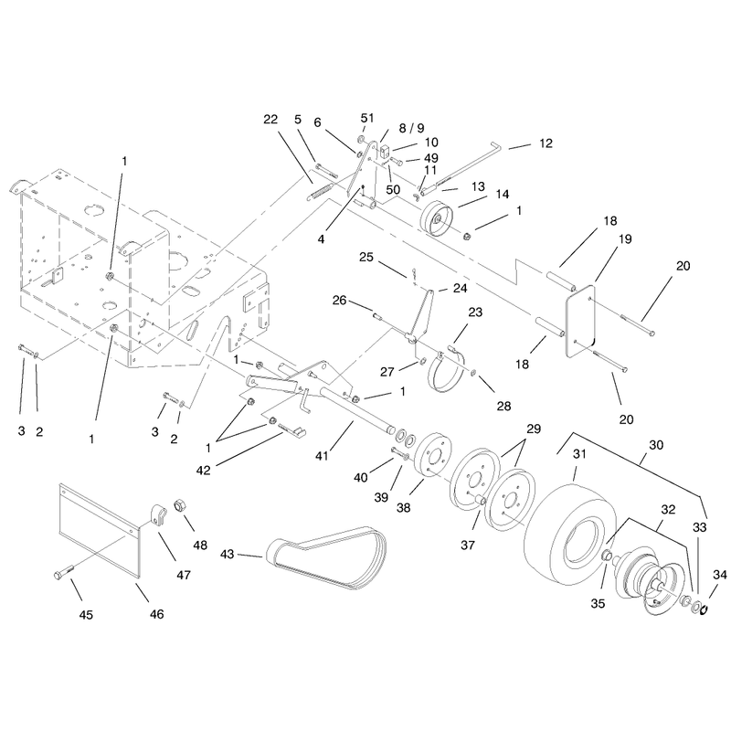 Wheel Brakes and Traction Belts