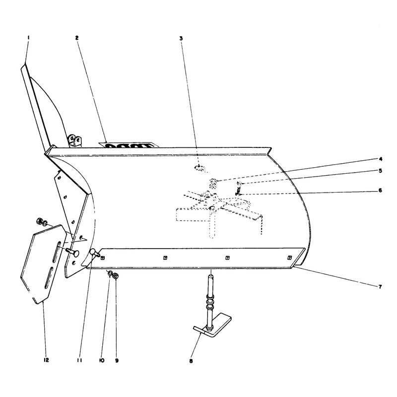 V-Plow Model No. 30750 (optional)