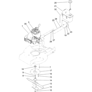 Engine and Blade Assembly