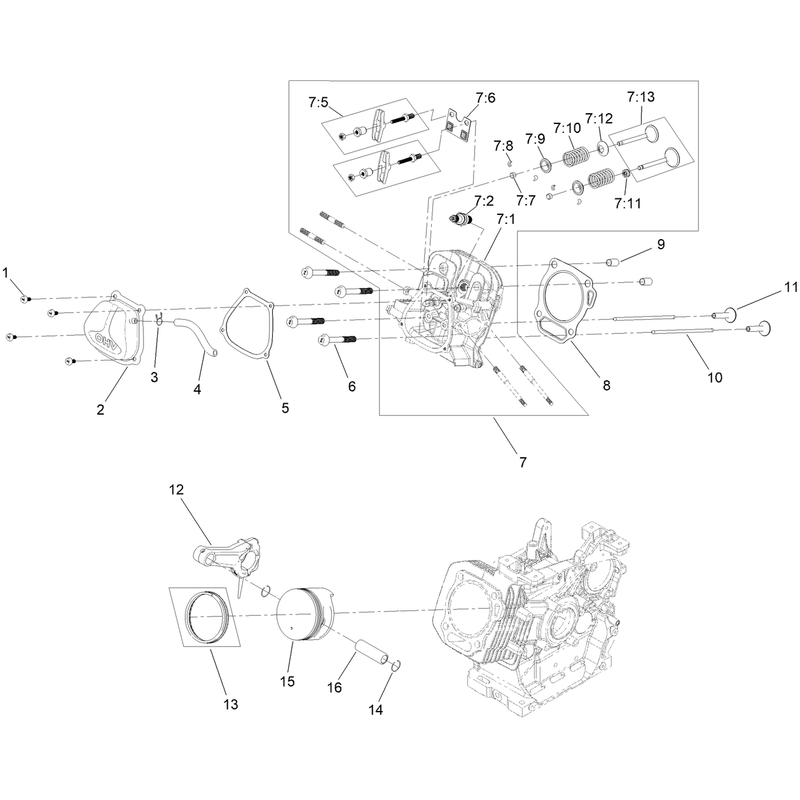 Piston and Head Assembly