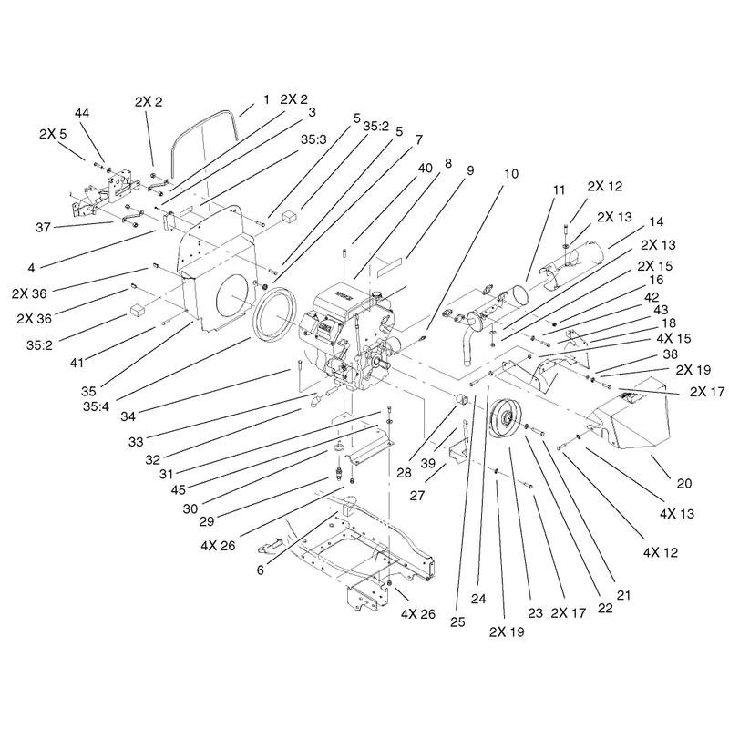 Air Cooled Engine Assembly