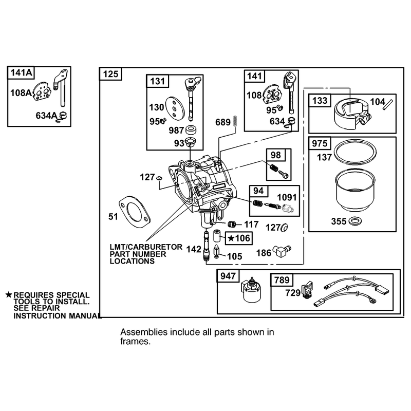 Engine Briggs and Stratton Model 311777-0151-E1