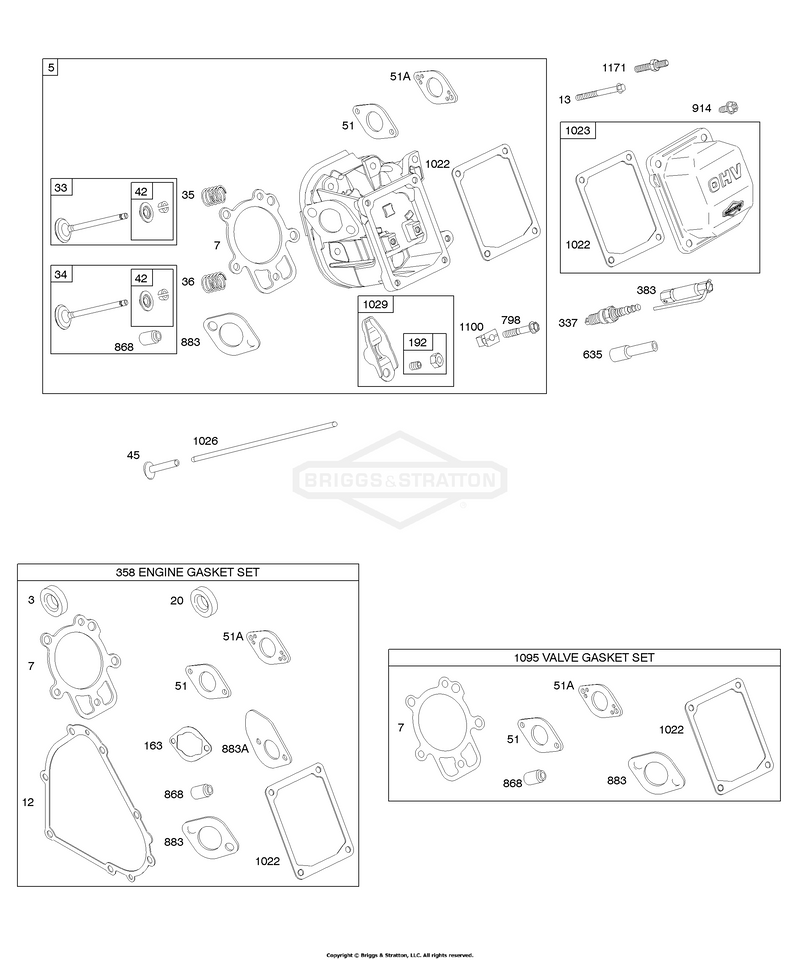 Cylinder Head, Gasket Set - Engine, Gasket Set - Valve, Valves