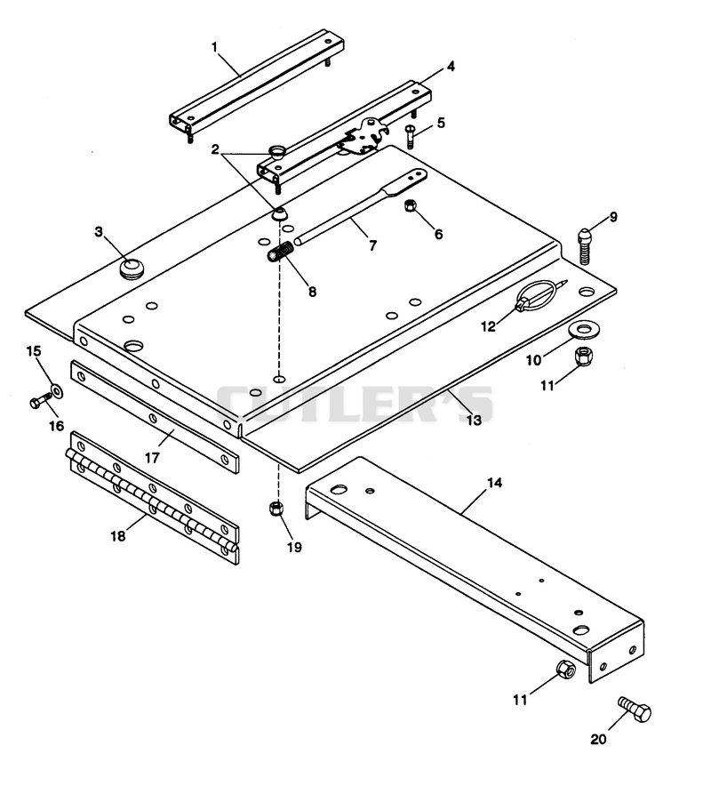 SEAT AND DECK ASSEMBLY