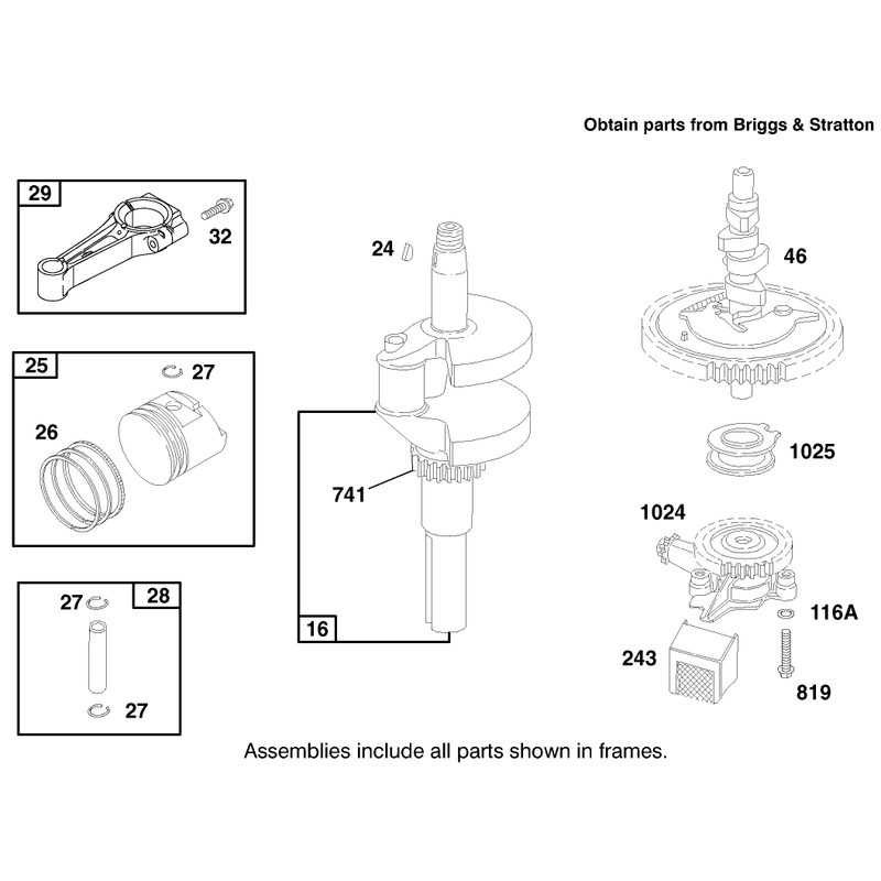 Engine Briggs and Stratton Model 303776-1188-A1