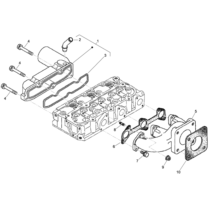 Inlet and Exhaust Manifold Assembly