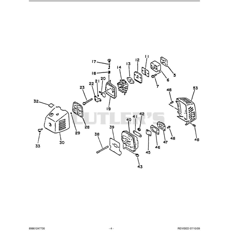 Intake, Exhaust, Air Cleaner