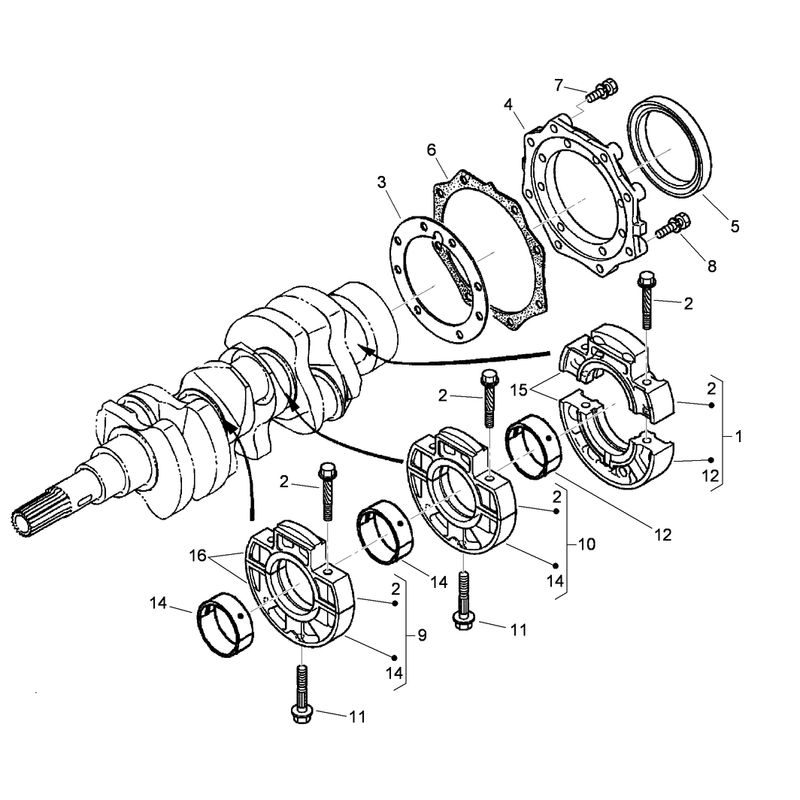 Main Bearing Case Assembly