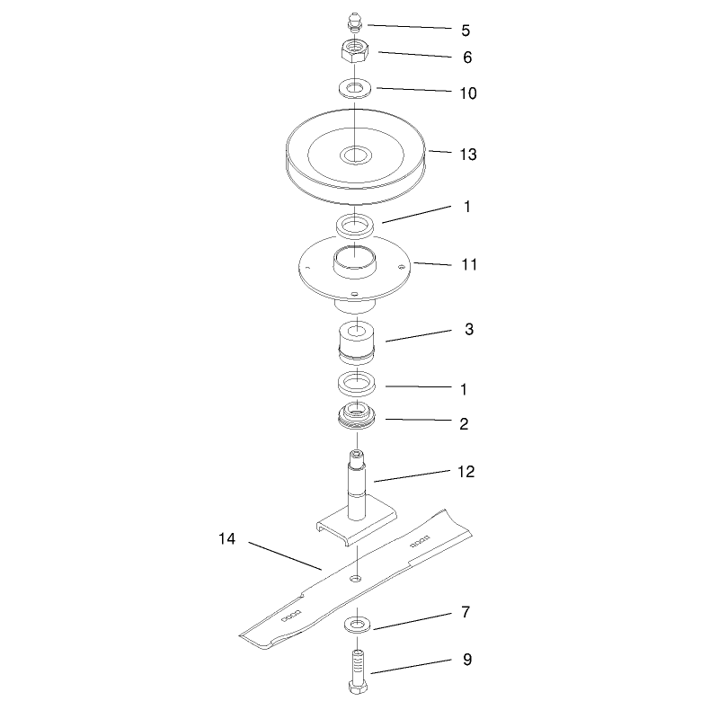 Spindle Assembly No 14-6269