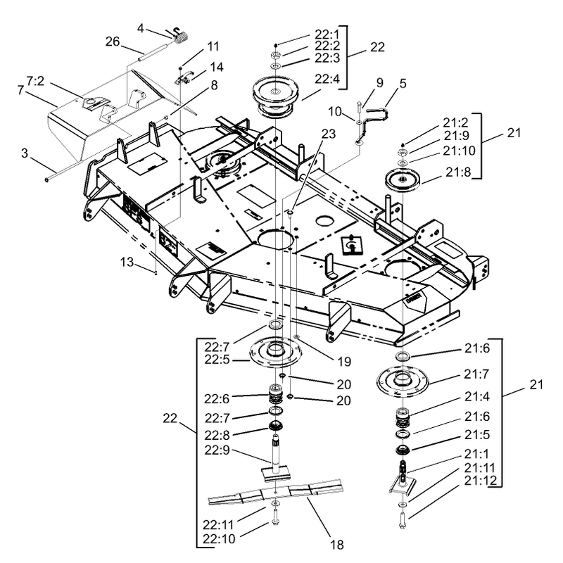 Spindle and Pulley Assembly