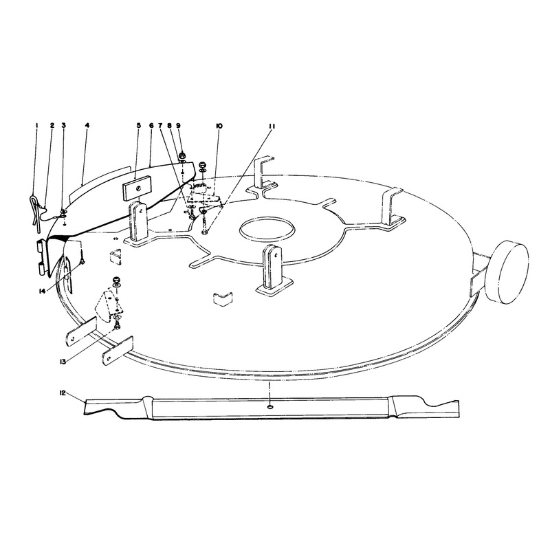 Mulcher Kit Model No. 59155 (optional)