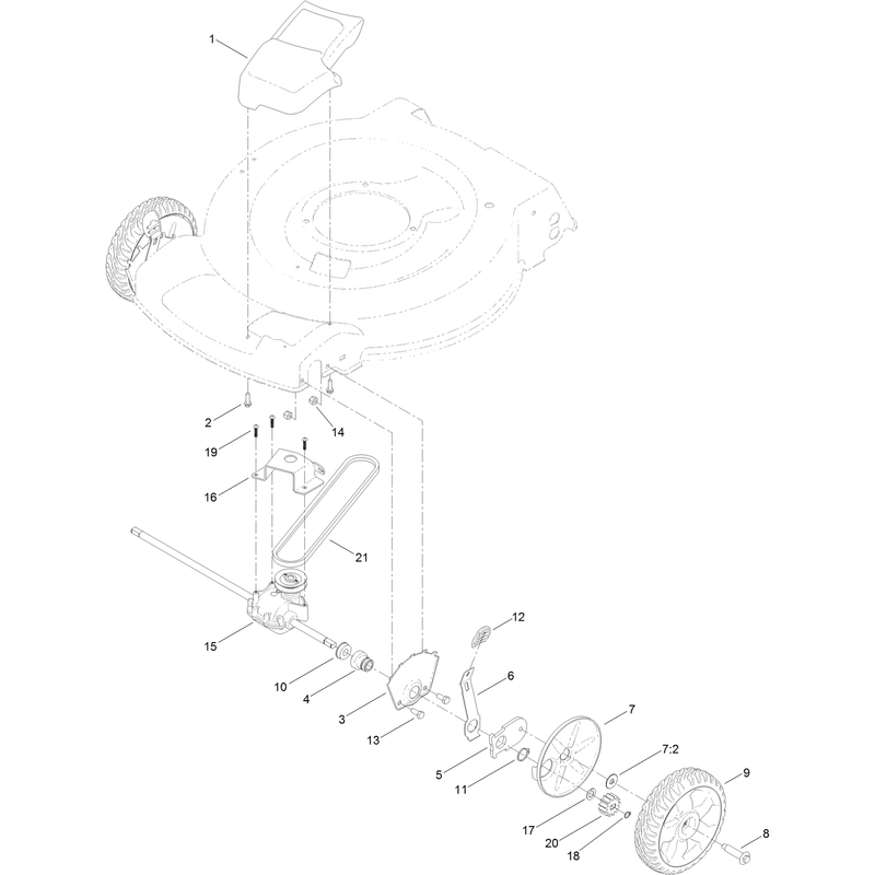 Transmission and Front Wheel Drive Assembly