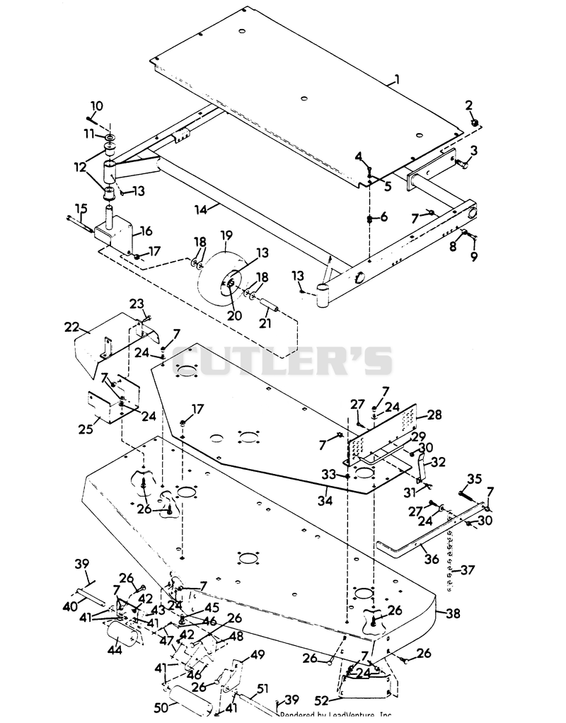 MOWER FRAME