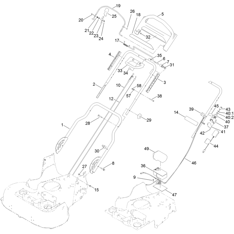 Handle and Electrical Assembly