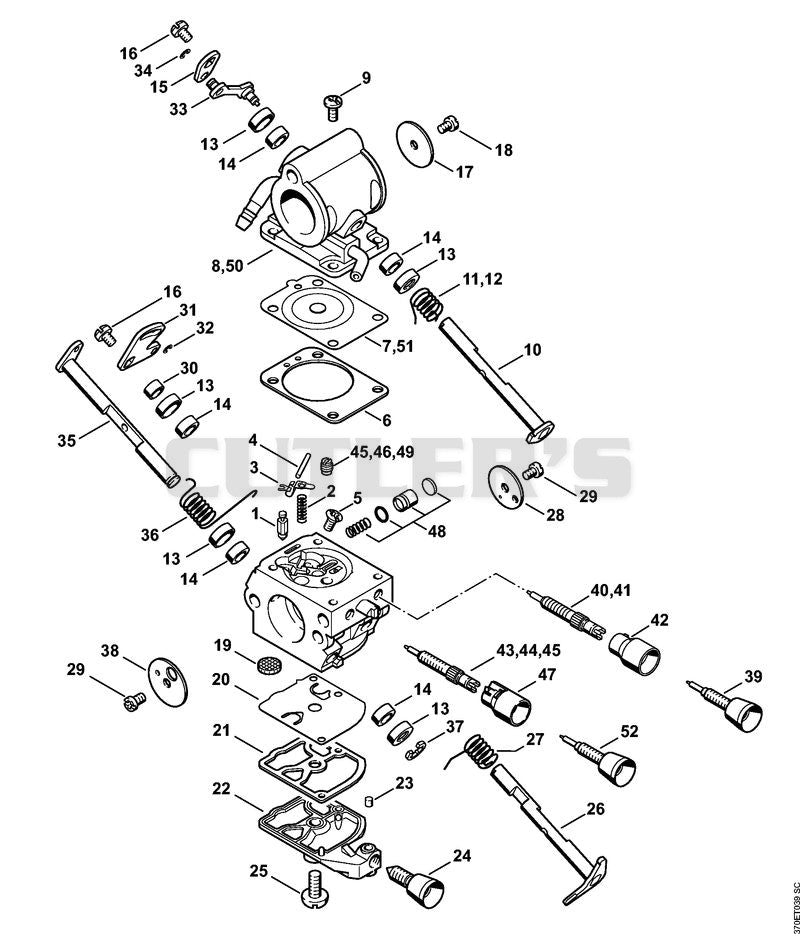 Carburetor C1Q-S118, C1Q-167
