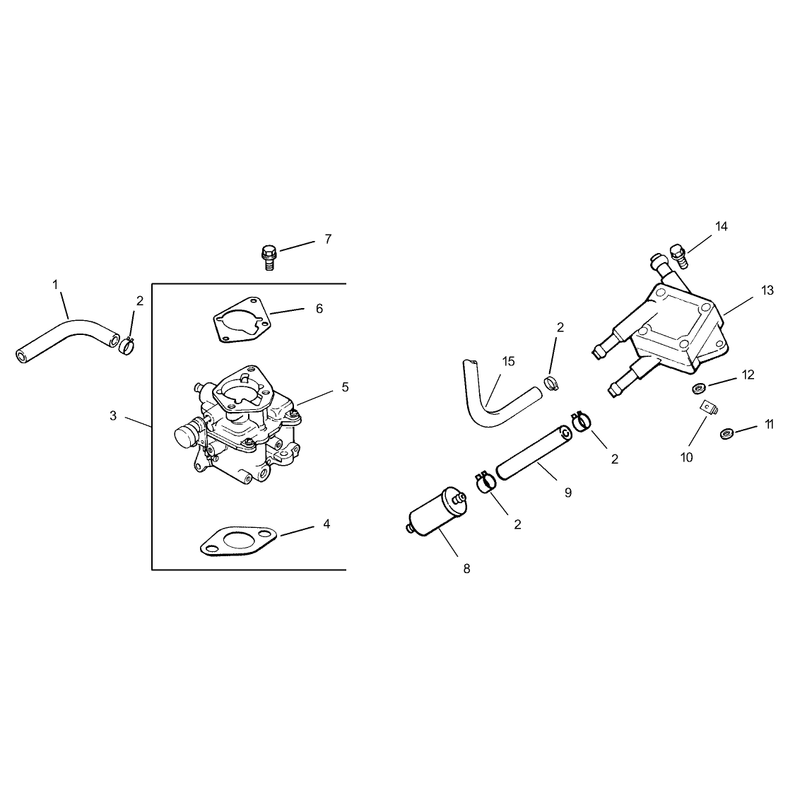 Fuel System Assembly Kohler CH20QS-PS64677