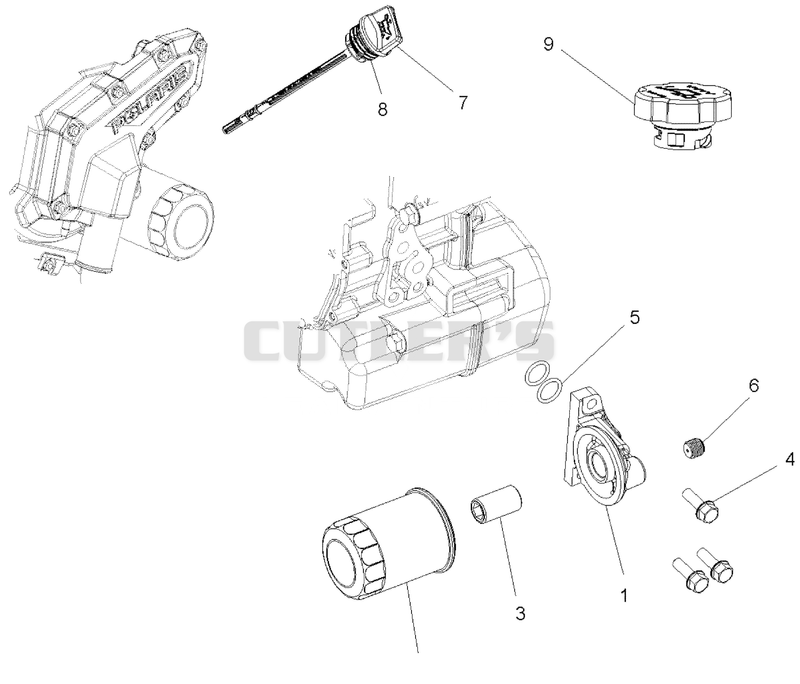 Oil Filter And Dipstick