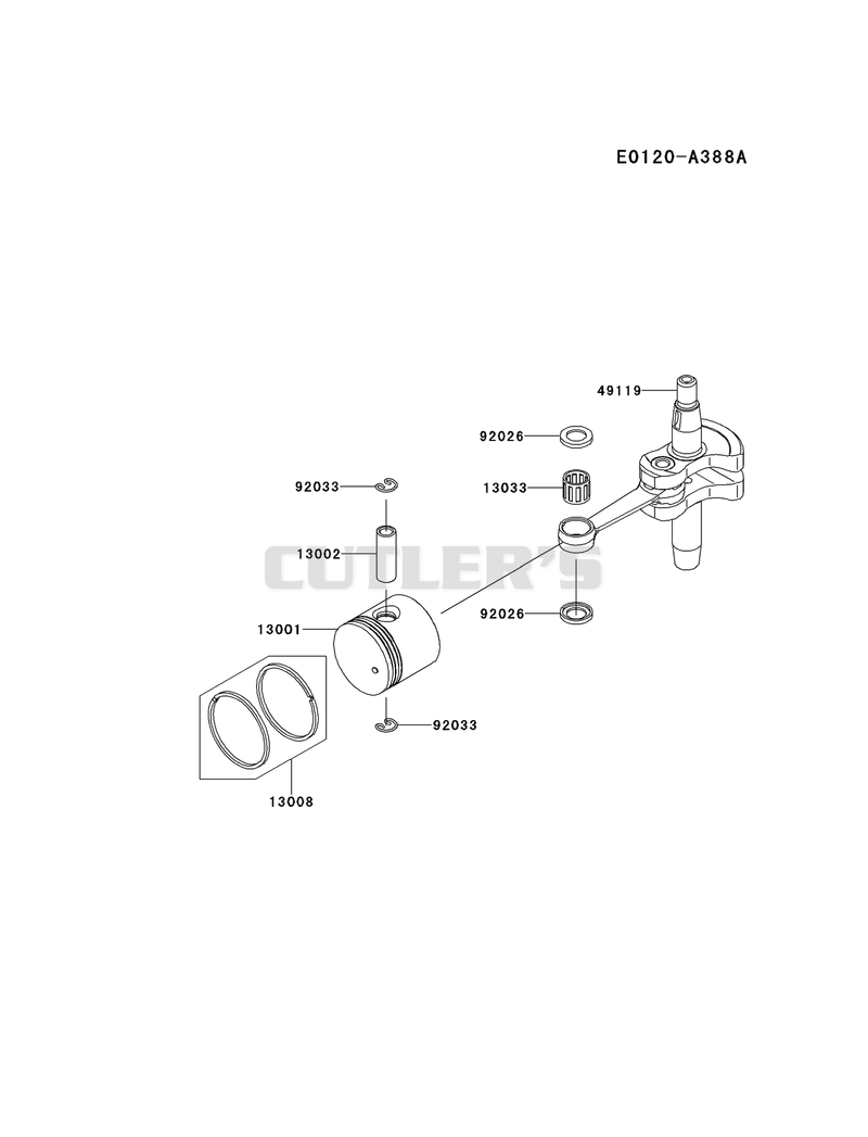 PISTON/CRANKSHAFT