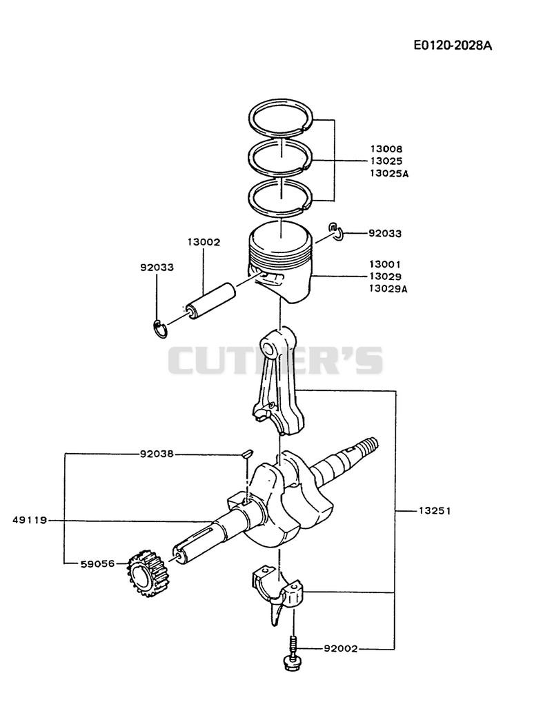 PISTON/CRANKSHAFT