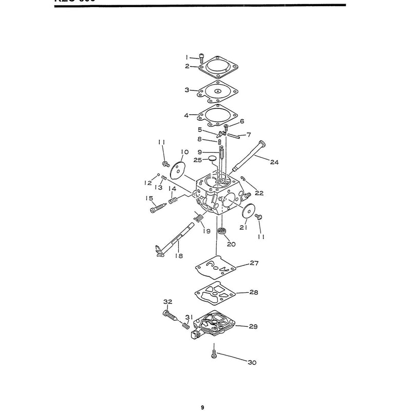 Carburetor Wt-233 Includes The Following