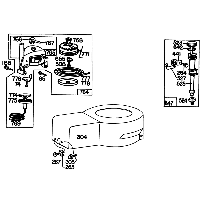 Starter and Shroud Assembly Model 92908-1956-02