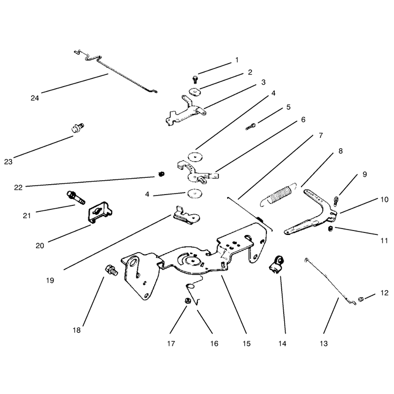 Throttle Linkage and Governor Controlsch20qs-Ps64556 Kohler
