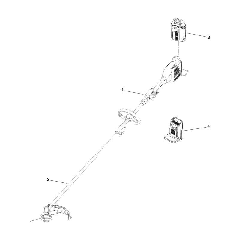 Flex-Force Power System  60V MAX String Trimmer Assembly