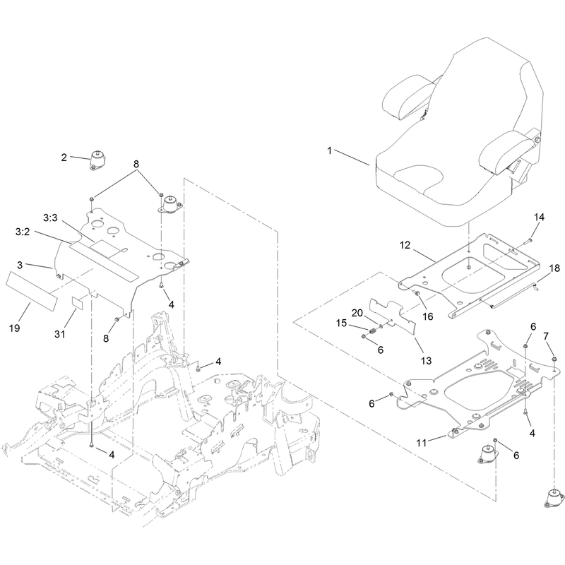Seat Mounting Assembly