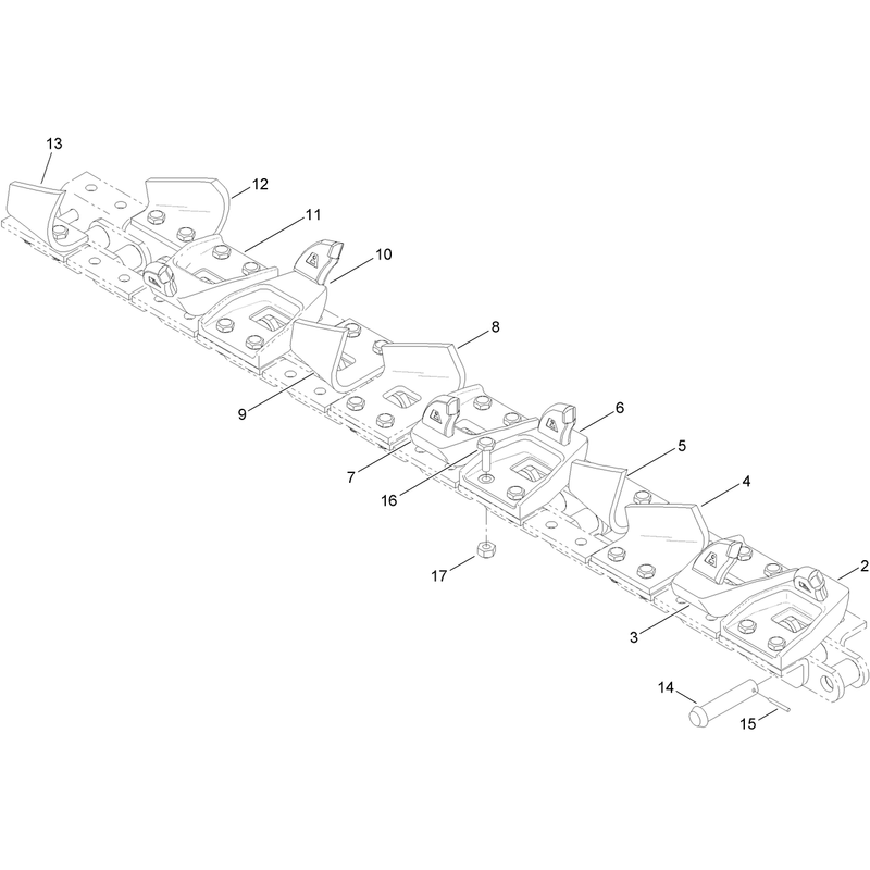 6in x 36in Combo Chain Assembly  Models 25470 and 25470E