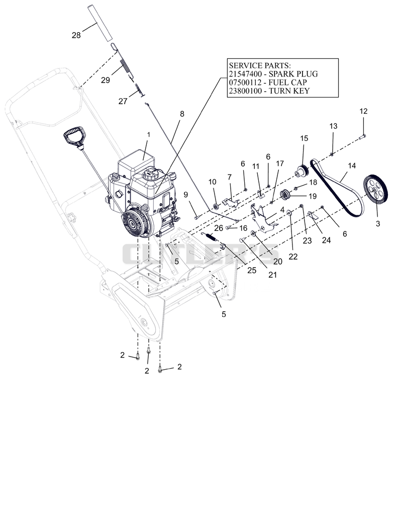 Engine & Belt Drive