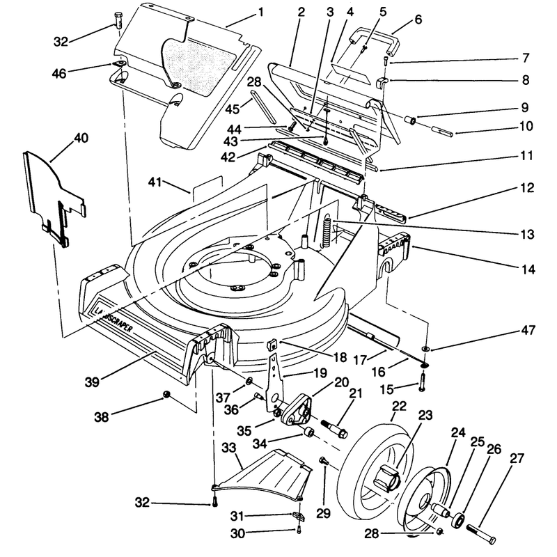 Housing & Wheel Assembly