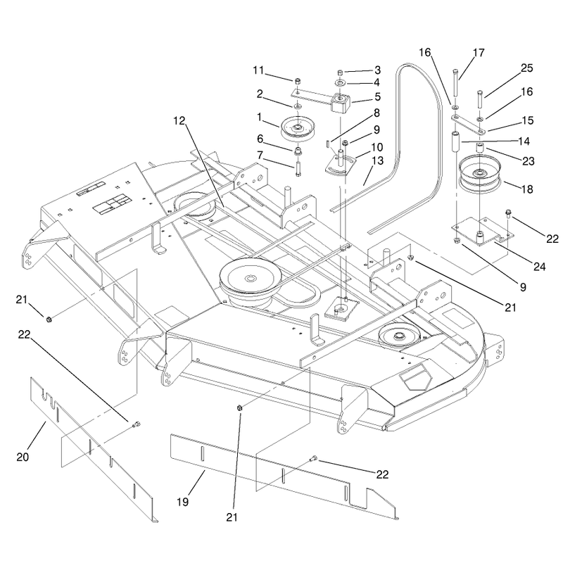 Belts and Idler Arm Assembly