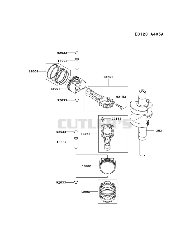 PISTON/CRANKSHAFT