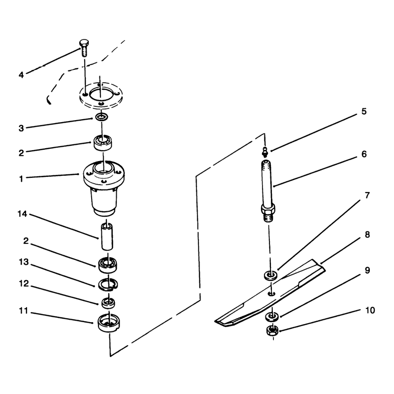 Spindle & Blade Assembly