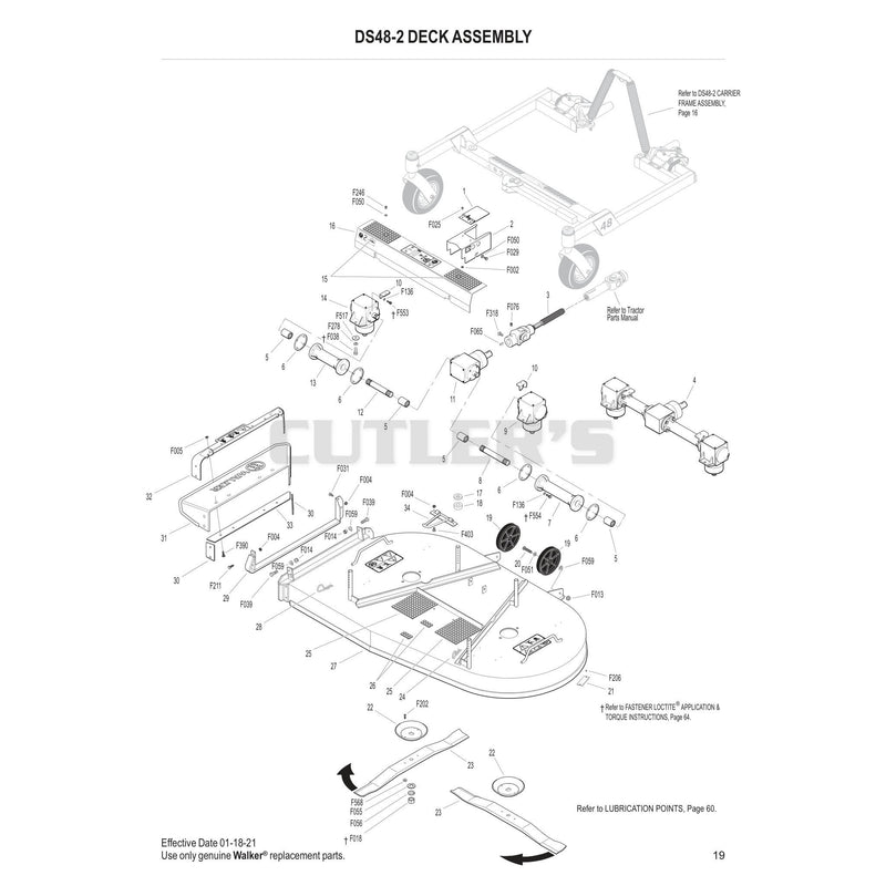 DS48-2 DECK ASSEMBLY