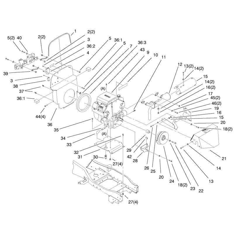 Air Cooled Engine Assembly