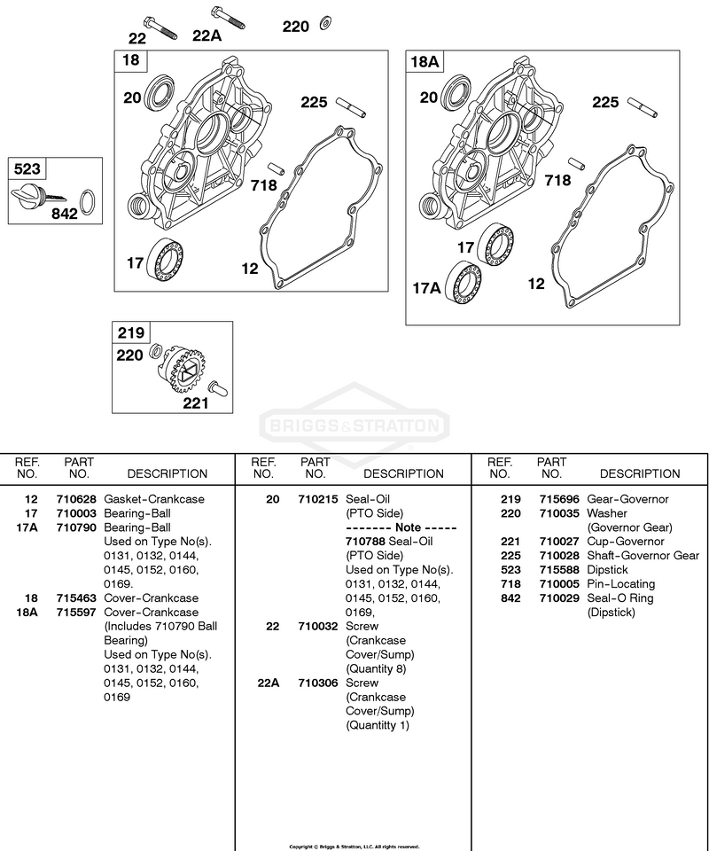 Crankcase Cover/Sump