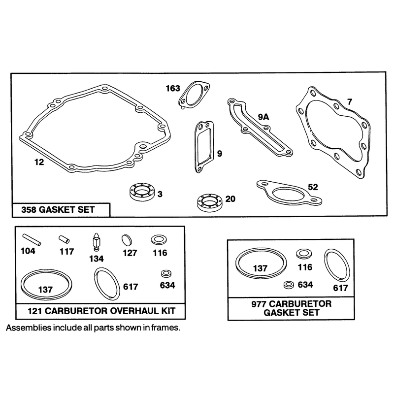 Engine Briggs and Stratton Model 122702-3171-01