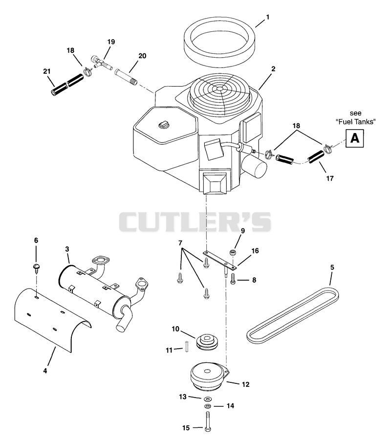 ENGINE AND CLUTCH